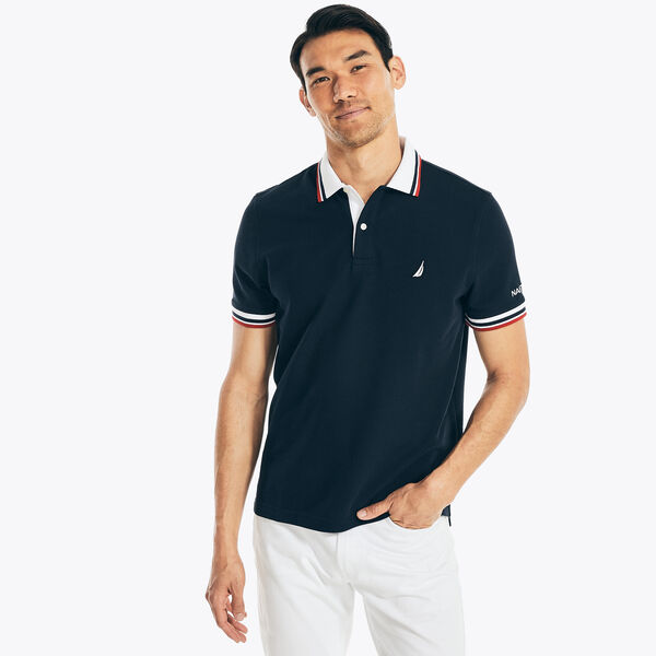 CLASSIC FIT SOLID POLO - Navy